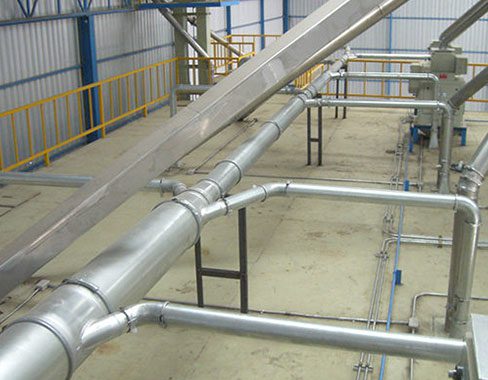 cardboard dust ducting